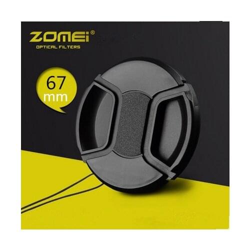 67mm Snap-On Front Lens Cap/Cover for Canon Nikon Tamron Sigma Pentax Olympus Sony Samsung all DSLR lenses with rope