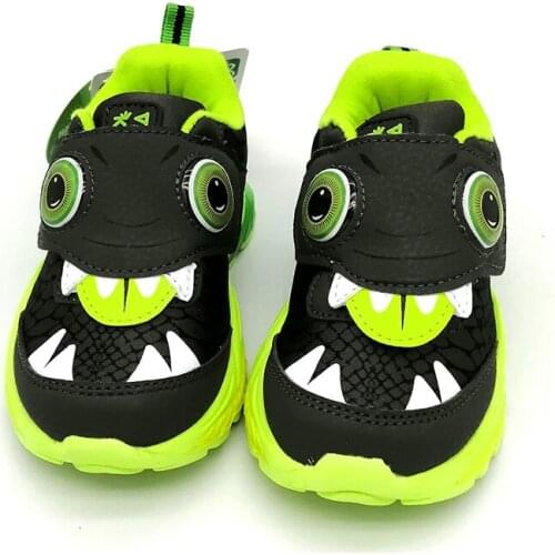 Super quality 1pair FASHION Lighted Shoes Children boy Back hard Sport shoes +inner 16.5-20cm, Kids Sneakers