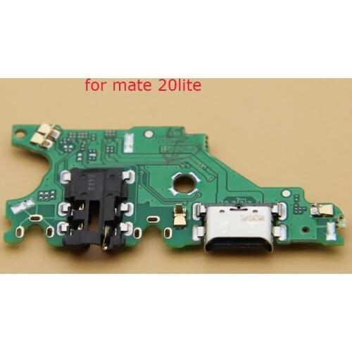 10pcs New For Huawei Mate 20Lite Micro USB Port Dock Charger Connector Charging Flex Cable Board with IC Connector Parts