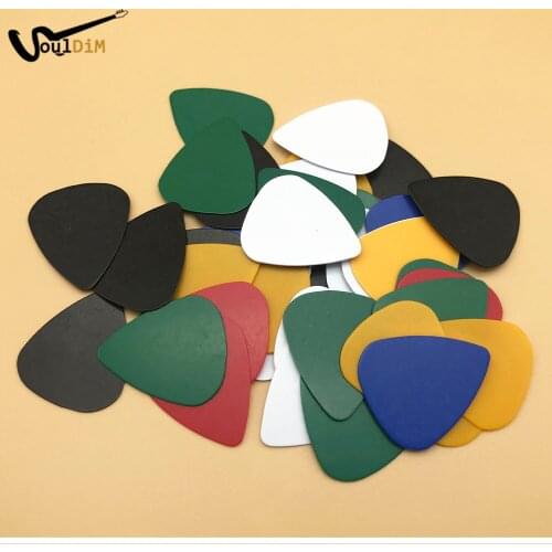 1000pcs Multi Color 0.46mm ABS Acoustic Electric Ukulele Guitar Bass Picks Guitar Standard Mediators Plectrum Guitarra Parts