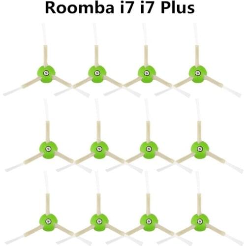 12PCS Washable Accessories Side Green Brush For irobot Roomba i7 i7 Plus + i7P E5 E6 Roombai7 Robot Vacuum Cleaner Parts Kits