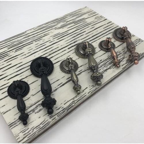 1x Antique Cabinet Drawer Kitchen Cupboard Closet Handle Pull Pendants Knob