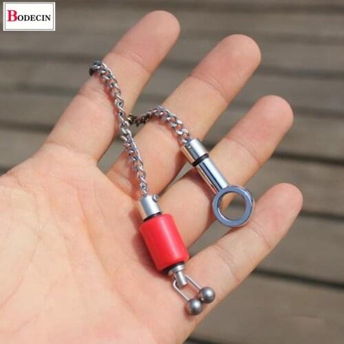 4 Colors Fishing Bite Alarm Hanger Carp/Fish Swinger Chain Indicator Bite Alarm Durable Fishing Tools/Accessories/Tackle/Goods