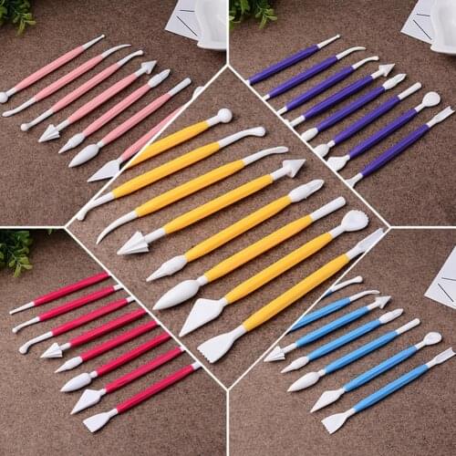 8pcs/set Soft Clay Plastic Carving Tool Safe Baking Suit