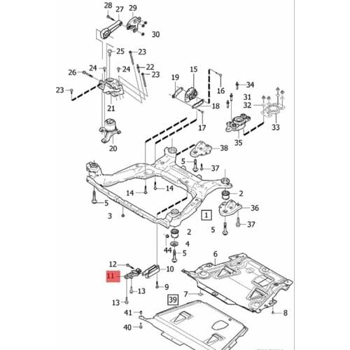 Car vol voS 60 V60 XC60 S60L Claw pad for hanging new power torque bracket 31430442