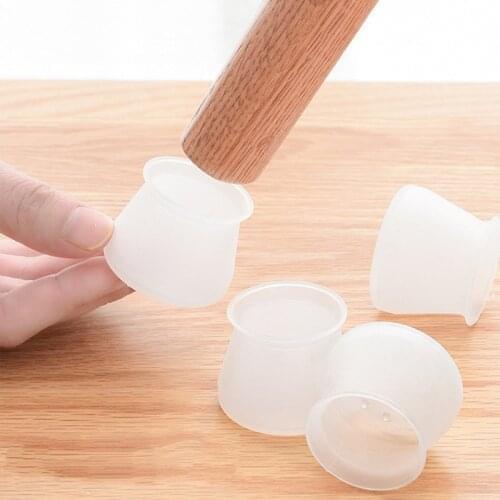 Cover Chair Furniture Bottom Set Mat Protection Foot Stool Silicone Mute Universal Table Pads Legs Feet Caps Floor slip