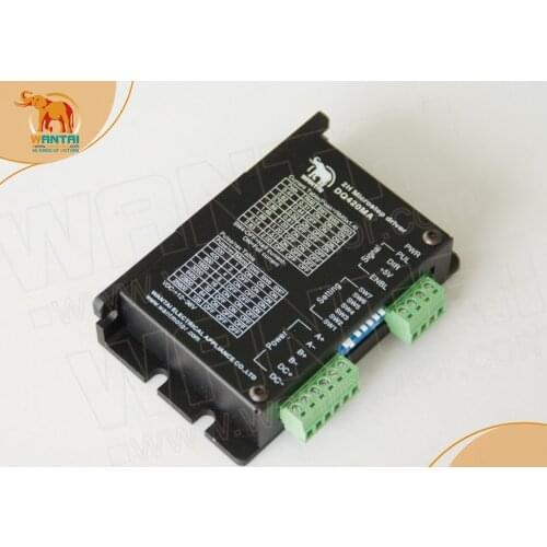 CNC router Foam Mill, 3D Printer Wantai Stepper Motor Driver DQ420MA of 36VDC/1.7A/ 128 Microstep replacing M415B Laser Mill