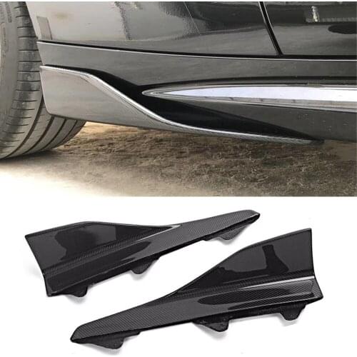 Carbon Fiber FRP Side Skirts Splitters Cupwings Winglets for BMW 2 Series F87 M2 M2C Competition 2016 - 2020 Canards Apron