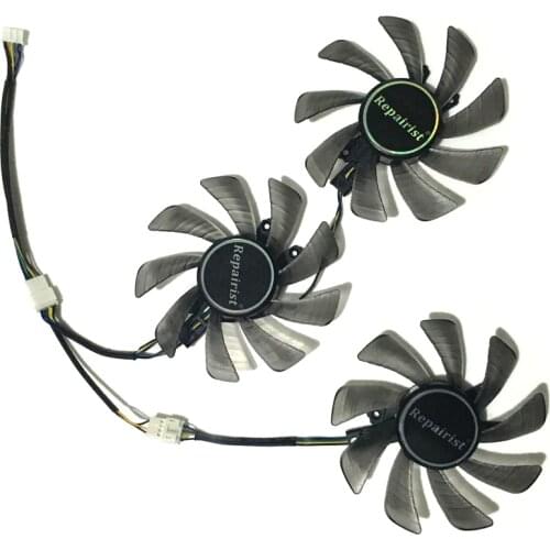 GTX1080 GTX1070 GTX1080Ti GPU VGA Cooler Cooling Fan For kuroutoshikou KFA2 GTX 1080/1080Ti/1070 Video Cards As Replacement
