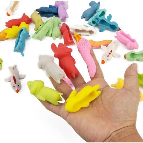 30PCS Catapult Animals Cute Funny Finger Toy Easy To Clean With Soap And Water Suitable For Party Having Fun
