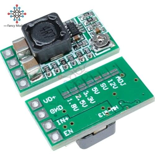Mini Buck Converter DC-DC 12-24V to 5V 3A Adjustable Step Down Power Supply Module for Arduino
