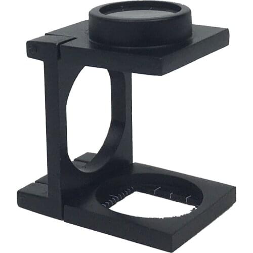 Mini Foldable Metal 20x Magnification Optical Lenses Magnifying Glass Calibration MagnifierPrinting fabric