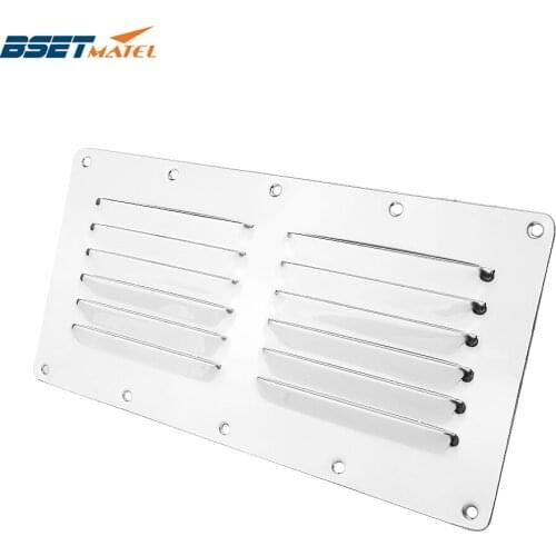 Marine Grade Stainless Steel 316 Boat Marine Square Air Vent Louver Vent Grille Ventilation Louvered Ventilator Grill Cover