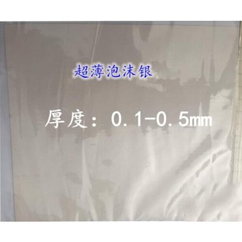 Foam silver / filter material foam silver / foam metal