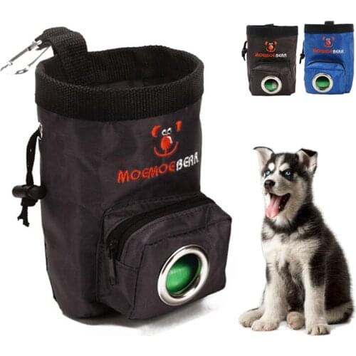 Portable Pet Training Waist Bag Dog Walking Snack Treat Bag Oxford Cloth Pet Dog Carrier Treat Pouch Food Poo Waste Bag Storage