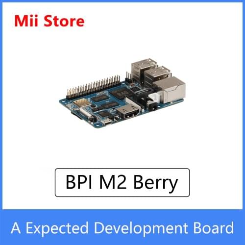 Banana Pi BPI M2-Berry Allwinner V40 Board Dual core Mali 400 MP2 development board, Same Size as Raspberry Pi 3