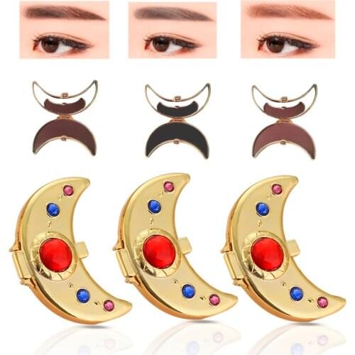 Anime Cute Moon Professional Nude Eyeshadow Makeup Matte Eyebrow Make Up Gold Beauty Eyeshadow Paleta De Sombra Easy to Wear