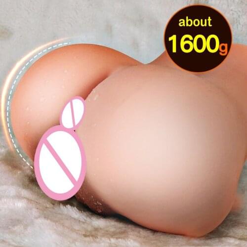 Realistic Ass Masturbator For Man Vagina+Anal Pocket Pussy Mens Sex Toys For Penis Artificial Vagina Real Pussy Male Masturbator