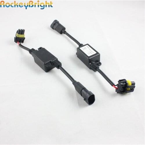Rockeybrig error free emc hid warning canceller filter for hid xenon headlight no noise h1 h4 h11 h7 h8 9005 9006 hid xenon lamp