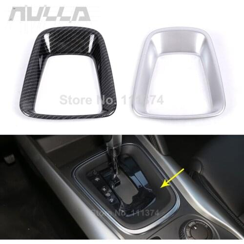 ABS Carbon Look Car Shift Knob Gears Shifter Panel Decor Frame Cover Trim For Renault Kadjar 2015 2017 2019 Interior Accessories