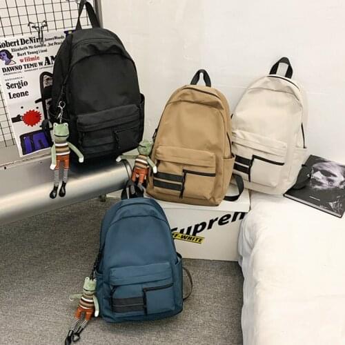 2021 New Fashion Products Unisex Backpack Casual The Large Capacity School Bags For Students Pure Color Womens Travel Bag