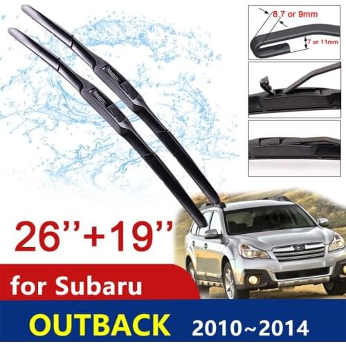 For Subaru Outback 2010 2011 2012 2013 2014 Car Wiper Blade Front Windscreen Windshield Wipers Car Accessories Goods j Hook