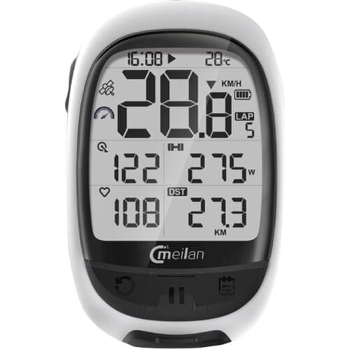 MEILAN M2 GPS Bike Computer Cadence Heart Rate Power Meter Cycling Navigation Computer Speedometer For Bicycle