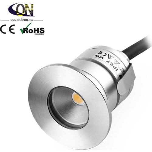 1pcs IP67 3W CREE LED Recessed Deck Floor Light Outdoor Waterproof Garden Underground LED Light Lamp Ground Landscape Lighting