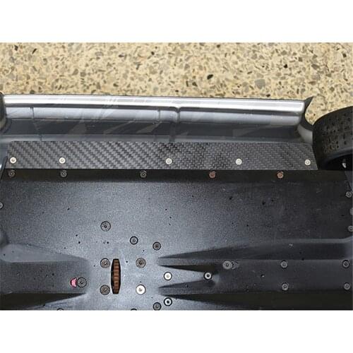 2pcs/set Carbon Fiber Left Right Chassis Side Panel Board for ARRMA 1/7 INFRACTION 6S BLX RC Car Modification Parts