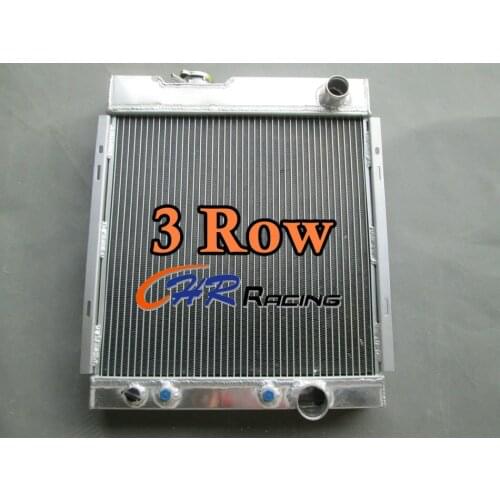3 ROW 56MM Aluminum Radiator for Ford MUSTANG V8 289 302 WINDSOR 1964 1965 1966