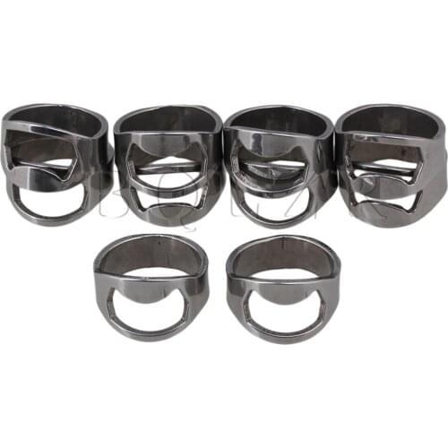 BQLZR 10 X Beer Opener Finger Ring Design Convenient Use