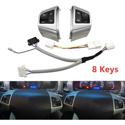 8 Keys Multifunction Steering Wheel Remote Control Button 96700-2H500 96700-2H510 For Hyundai Elantra HD 2008 2009 2010 2011