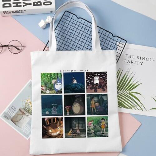 2021 New Arrival Dragon Cat Shoppingbag Graphic Tote Shopper Bags Women Canvas Shoulder Bag Female Funny Eco Large-capacity