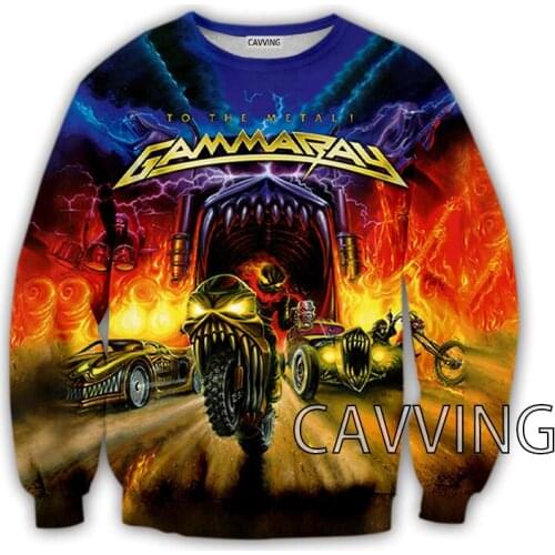 New Fashion Women/Mens 3D Print Gamma Ray Band Crewneck Sweatshirts Harajuku Styles Tops Long Sleeve Sweatshirts