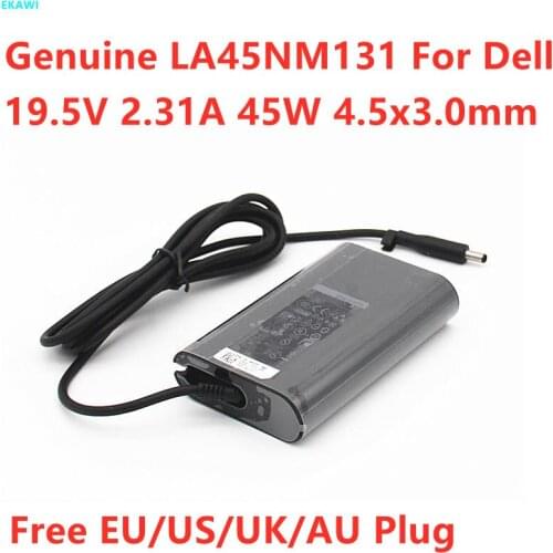 Original 19.5V 2.31A 45W 4.5x3.0mm LA45NM131 DA45NM131 Laptop AC Adapter For Dell XPS11 XPS12 XPS13 9333 9350 5580 Power Charger