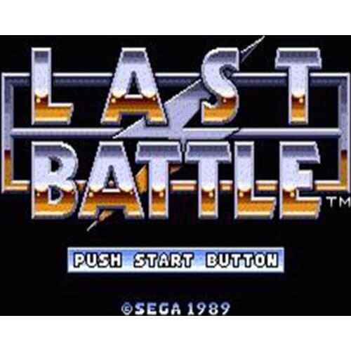 LAST BATTLE 16 bit MD Game Card For Sega Genesis Mega Drive