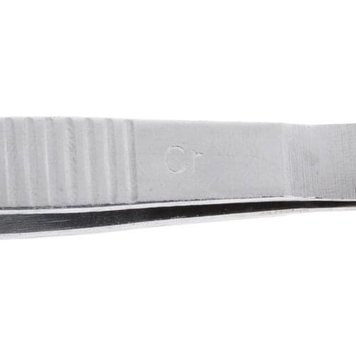 140mm/5.51" Stainless Steel Straight Tweezers for Detailed Work Laboratory