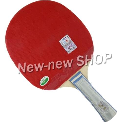 729 1060# Pips-In Table Tennis Ping Pong Racket + a Paddle Bag Shakehand long handle FL