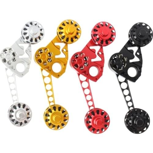 Aluminum Alloy Bicycle Chain Guide Folding Bike Rear Derailleur Chain Tensioner Wheel 2/3/6 Speed High Quality and Brand New