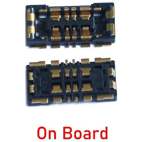 2PCS Inner Battery FPC Connector On Motherboard Clip Contact On Flex For HuaWei Y7 Prime 7A 7S Play 7 Y6 2017 P Smart+ 2019