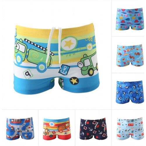 1PCS Beach Swimwear Shorts ages 3 to 12 Boys Baby Kid Child Swimming Trunks Swimsuit Summer Swim Wear Cartoon Printed Toddler