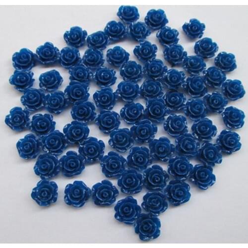 10mm blue-gray Designs Resin Flower Cabochons Jewelry DIY Accessorie 200PCS/LOT 004004013