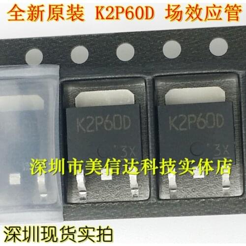 100% New&original K2P60D TK2P60D 2A 600V N TO-252