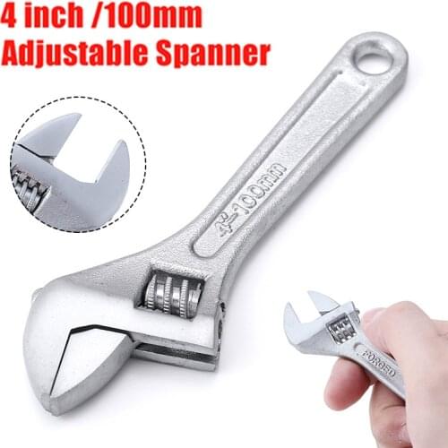 4" 100mm Small Pin Spanner Wrench Adjustable Professional Spanner Hand Tool