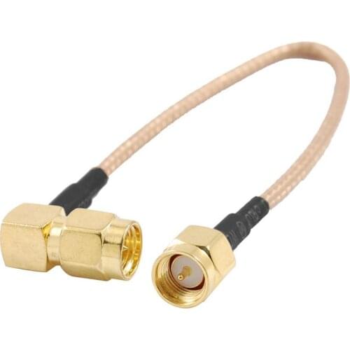 6" SMA Male to SMA Right Angle Male Plug Jumper Pigtail Cable RG316 Connectors Support Dropshipping