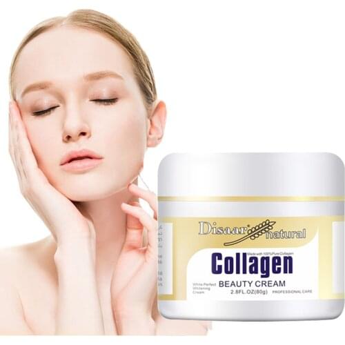 80ml Face Cream Collagen Aloe Moisturizer Anti Aging Nourishing Serum Anti Wrinkle Collagen Whitening Gel Skin Care