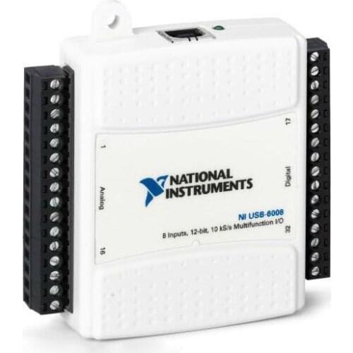 9.5 into a New NI USB-6009 Multi-Function DAQ Data Acquisition Card 779026-01 Can Be Invoiced (contact us to get VIP price)