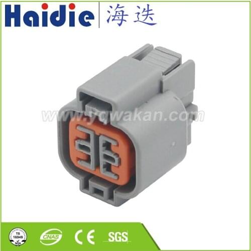 Free shipping 2sets 4pin Auto Electronic waterproof cable plasticFront and rear exhaust oxygen connector HN025-040