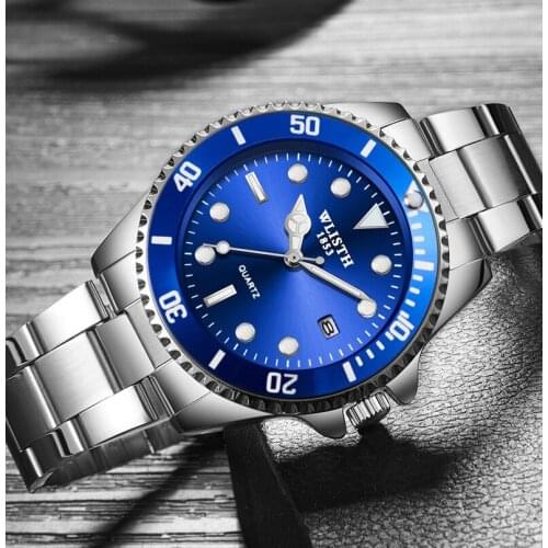 Mens Watches Casual Quartz Watches Men Stainless Steel Ananke Top Brand Luxury Waterproof Relogio Masculino Esportivo Gift Clock