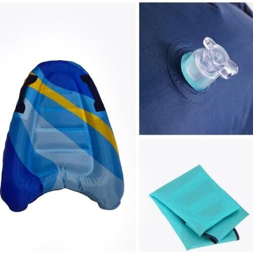 60x80 Children Inflatable Surfboard Ocean Printed Buoy Soft Kickboard Summer Floating Toy Safe Floating Mat for Outdoor Swimming